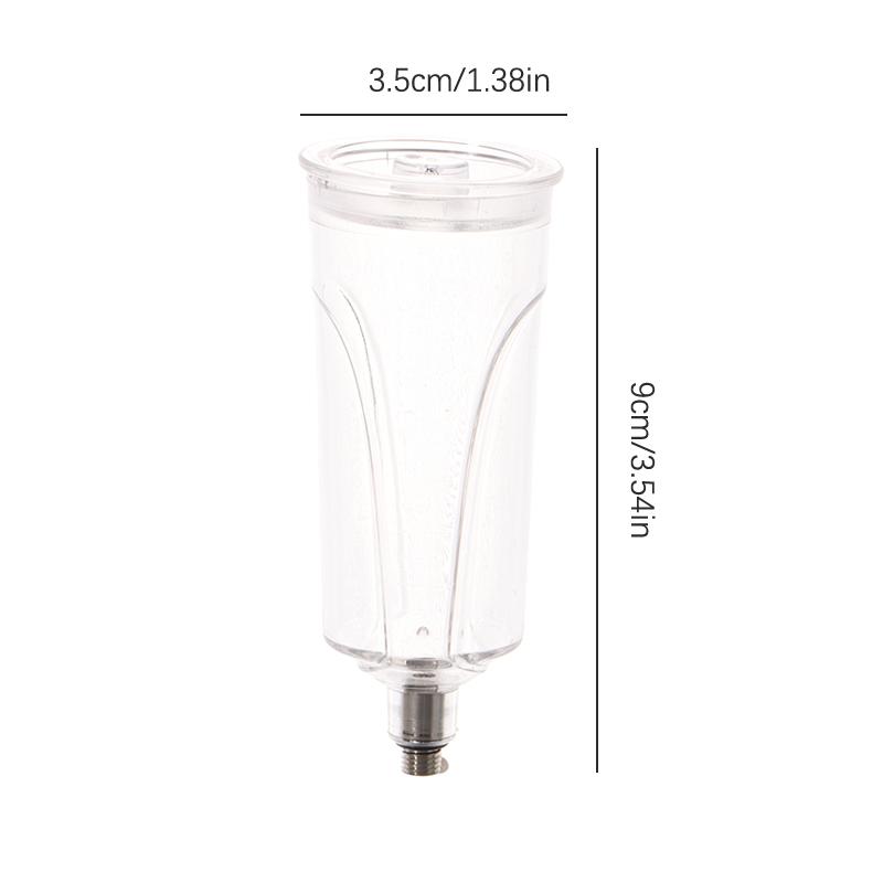 20/40Ml Empty Pc Plastic Bottle Airbrush Jar Replacement Air Brush Bottle For Skin Care Airbrush Facial Mist Sprayer Accessory