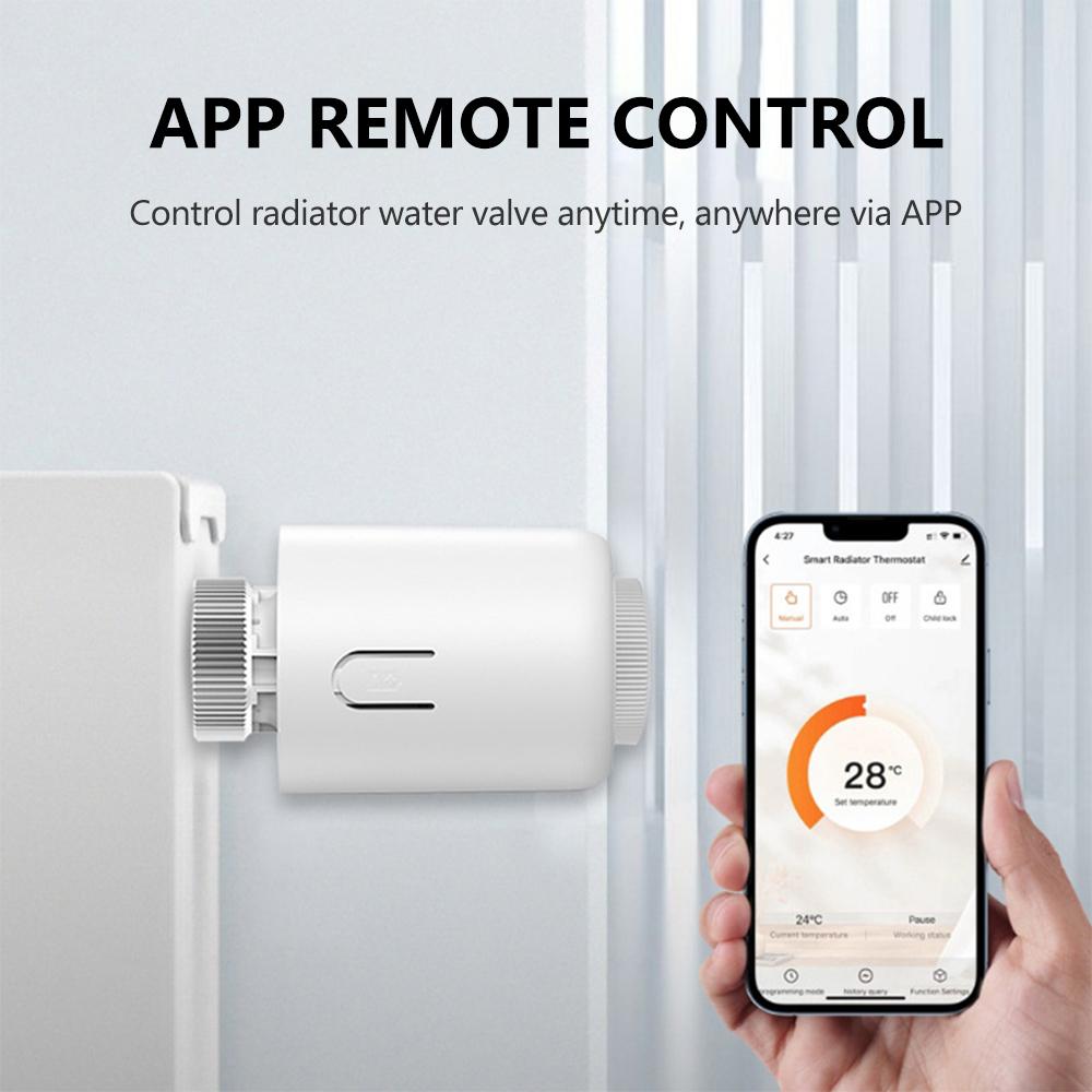 ZigBee 3.0 Smart Thermostat Controller Heater Water Floor Heating Smart Temperature Control Valve Mobile APP Control