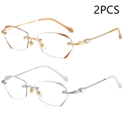 1PCS Cut-edged Starlight Thin Flash Diamond-inlay Anti-blue Light Reading Glasses For Women 189