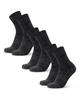 DANISH ENDURANCE Hiking Light Lightweight Mountaineering Sizes Cm Socks, Socks, 3/5 Pairs, Gray, 28.5-30.5