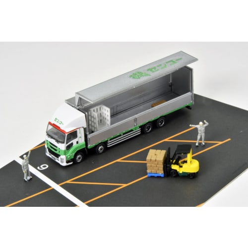 Tomytec The Truck Collection Truck Collection Logistics Site Wing Van Set F Senko Diorama Supplies 331322