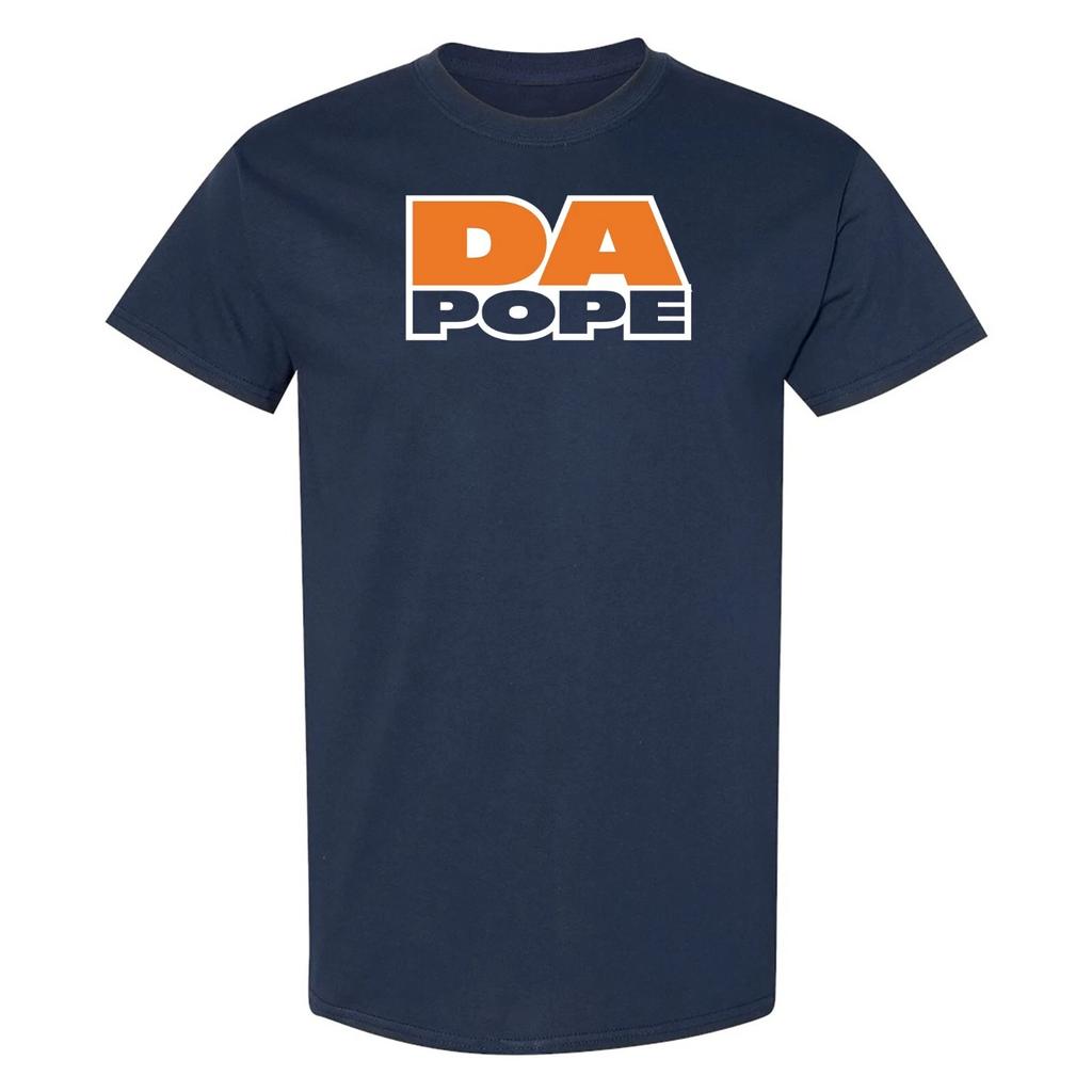 Da Pope Letters T-Shirt - Navy