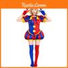 Das Erstaunliche Digitale Zirkus Pomni Cosplay Kostüm Mit Bequemem Polyester Material Für Rollenspiele