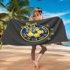Maccabi Football Club Printed Microfiber Beach Towel, Soft And Absorbent, Quick-Dry, Ideal for Summer Travel, Beach Essential, Swimming Pool