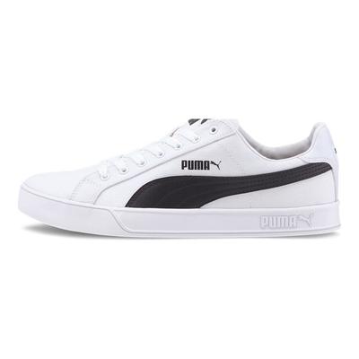 Αθλητικά Παπούτσια Unisex Smash Vulc Canvas Λευκό Μαύρο 374754-01