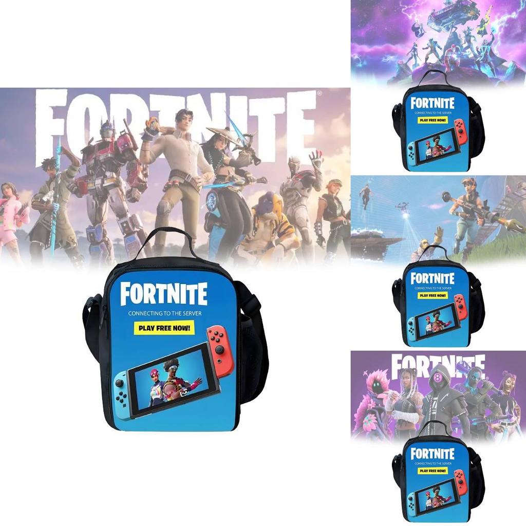 Fortnite School Backpack Set With Oxford Fabric For Middle Grade Students And Breathable Comfort