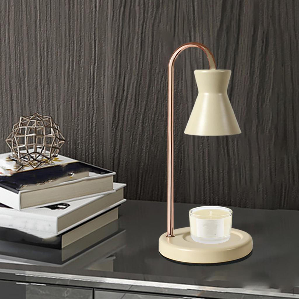 Ароматическая лампа для подогрева свечей, восковая горелка, расплавитель, аромат, матовый белый Milk tea color