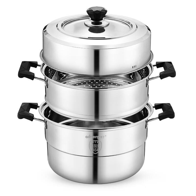 Adneny AO-65 Eleganter Dampfgarer aus Edelstahl