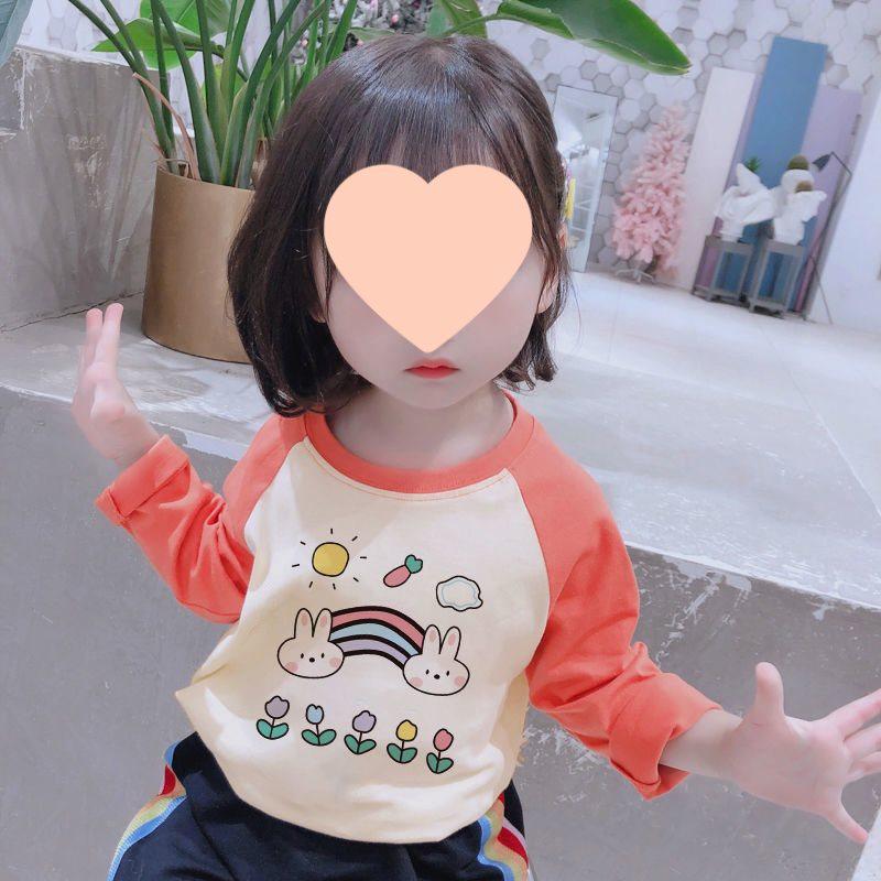 Korean Style Girls' Long-Sleeve Base Layer T-Shirt - New Autumn Trend 2025