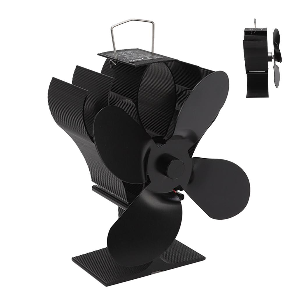 Kamnový ventilátor poháněný teplem Samostartující Žáruvzdorná hliníková slitina 1400 ot/min Termoelektrický ventilátor pro