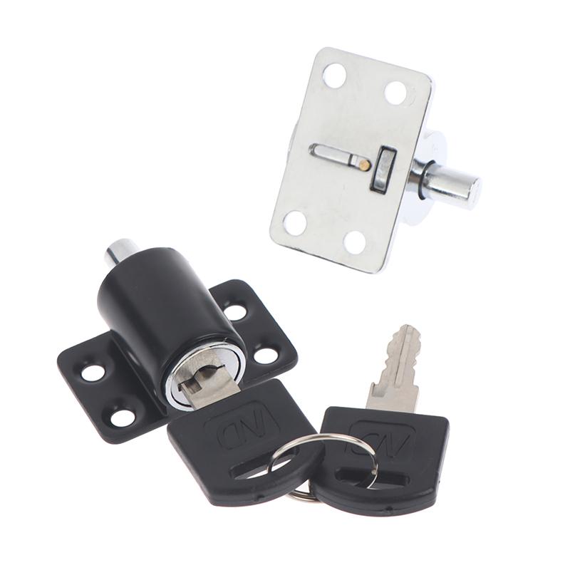 2 Keys 1 Set Sliding Door Window Locks With Baby Child Safety Protection Door Security Lock Catches Push-Pull Window Limiter