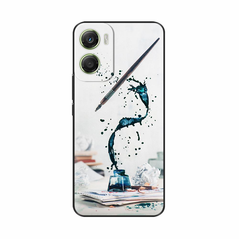 For Motorola Moto G06 Case Silicone Cute Cat Panda Fashion Flowers Love Painted Phone Case For Moto G06 Power MotoG06 Funda Capa