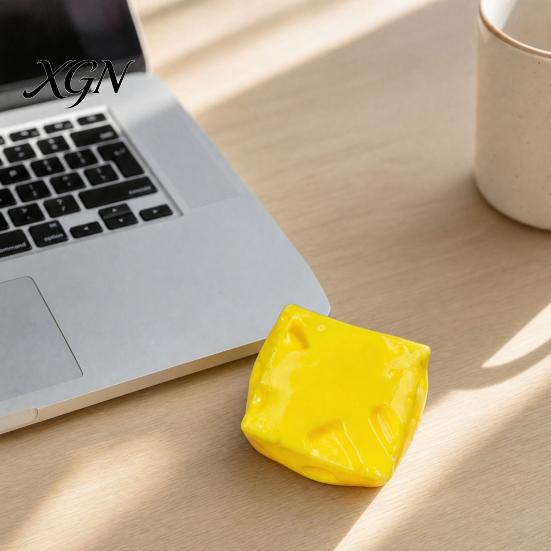 Shapeable Cheese Toy Squeeze Toy, Anxiety Relief Triangle Sensory Cube Pinch Slow Rising Home Office Relaxation Tool Soft Stress