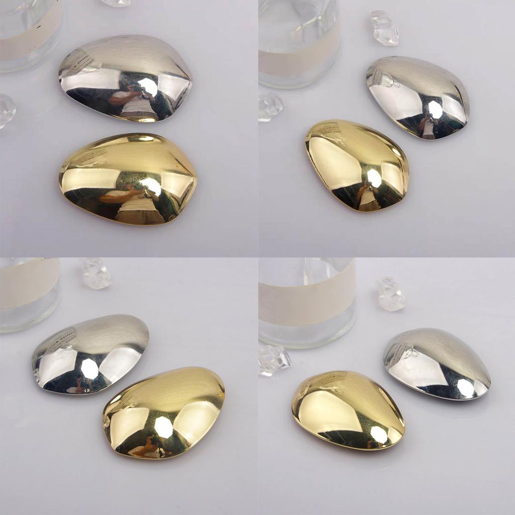 Simple Alloy Hairpins Cute Hair Barrettes Metal Eggshell Side Hair Side Clip Fashion Accessories for Women Girls