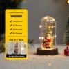 Creative Christmas Night Light: Santa Claus Ornament with Plastic Cover for Home Decor