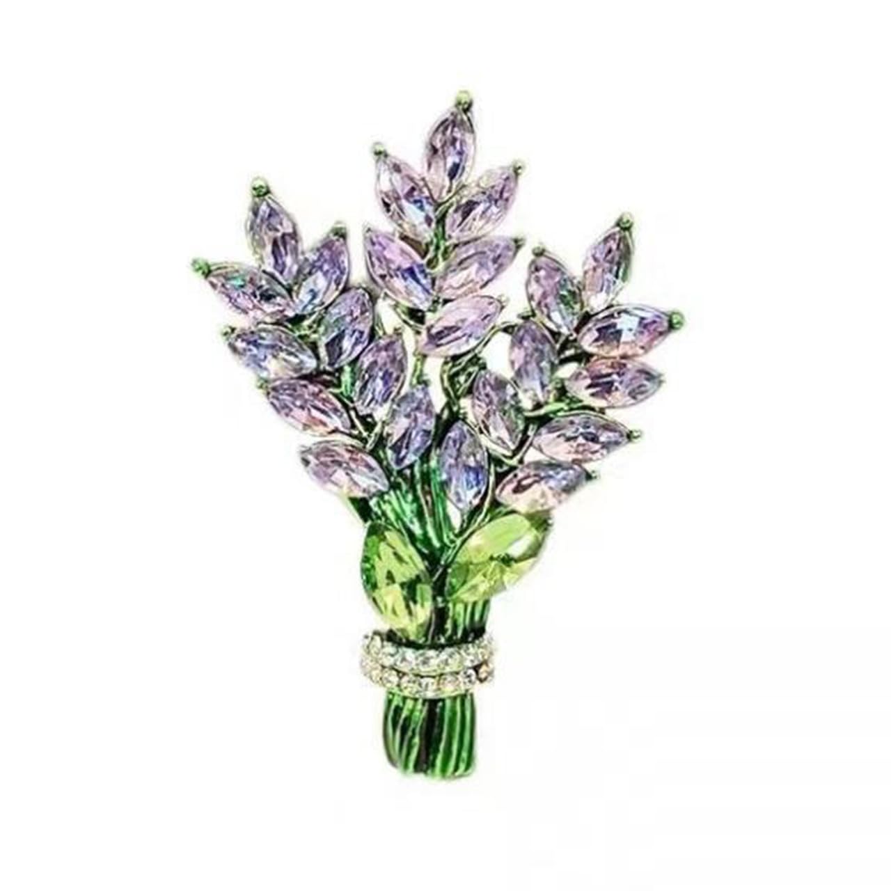 

Brooch Lavender Sunflower Flower Bon Brooch Summer Flower Zirconia CZ Diamond Elegant Ceremony Women Student Recital Entrance Ceremony Wedding золотий