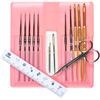 Tulip Classic 3 Crochet Hook/Lace Needle 15 Piece Set TCK-003
