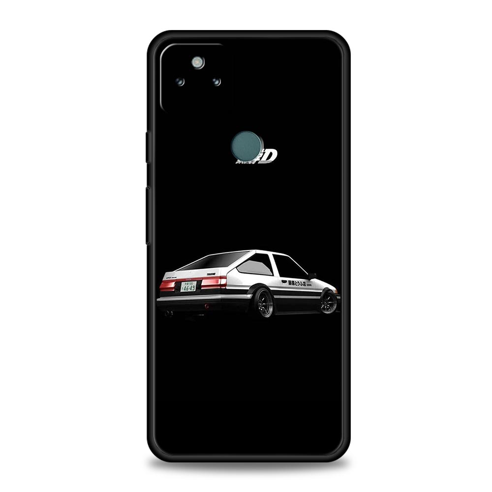 

Initial D Car Phone Case Cover for Google Pixel 10 9 8 7 6 9A 8A 7A 6A Pro Shockproof Soft TPU 10 Pro XL Shell Fundas Capas Bags Pixel 9 Pro XL