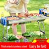 Portable Stainless Steel Folding BBQ Grill