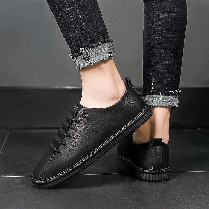 Leather Casual Men Shoes Design Sneakers Man Comfortable Leather Shoes Men Loafers Hot Sale Moccasins Driving Shoe