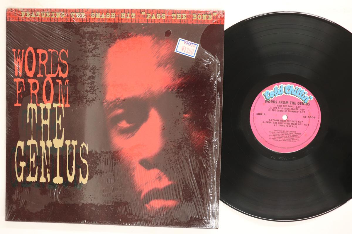 LP Record GENIUS Words From The Genius CC5005 COLD CHILLIN 1994 US Rap HipHopRB Used