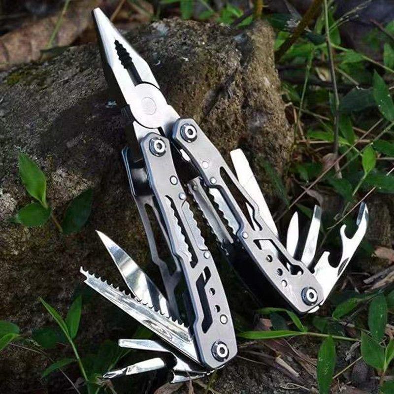 Foldable Multifunctional Hammer & Pliers with Knife - Portable Outdoor Electrician Tool