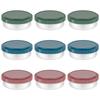 9Pcs Salad Dressing Container with Leakproof Lids 50/75ml Reusable Sauce Container For Lunch Box and Picnic Dips Salad Spices