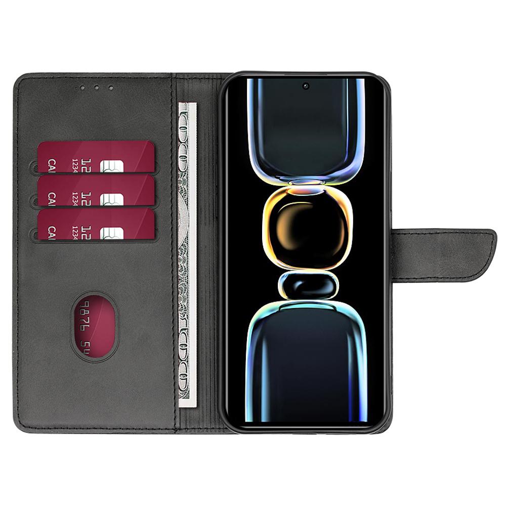 

For Xiaomi Poco X5 Pro 5G/Redmi Note 12 Pro Speed 5G/Redmi Note 12 Pro 5G Phone Case Leather Wallet Phone Stand Cover Rose Gold