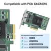 10Gtek Gigabit LAN Intel I350AM2 Original Board Ethernet PCI Express Network Dual RJ45 PCIe Intel for PC Servers 100/1000Mbps Card, (Chip) Mounted,