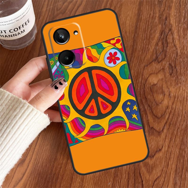 Hippy Hippie Psychedelic Art Peace For Realme 15 Pro GT7 GT6 10 11 12 13 14 Pro Plus C75 C71 C65 C63 C61 C53 C67 C35 C55 Case