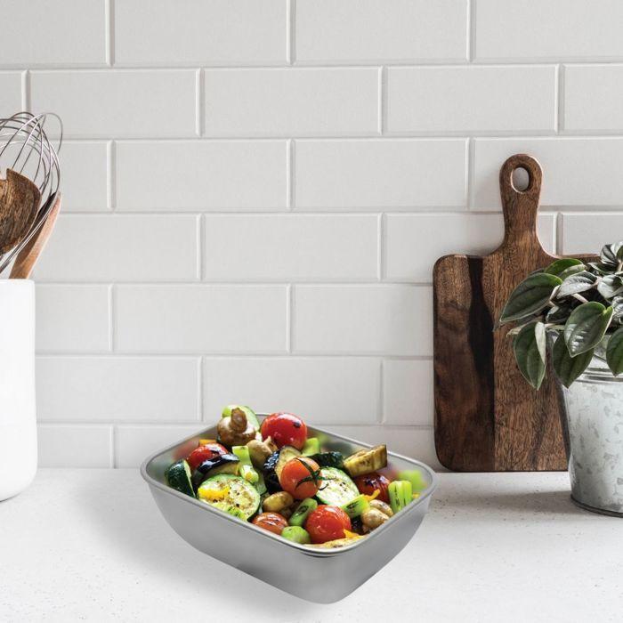 Boîte à repas isotherme en inox qui passe au microonde 600 ml fackelmann move