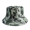 Camouflage bucket hat men's and women's big edge top hat four seasons sun protection mountaineering basin hat outdoor leisure sun hat