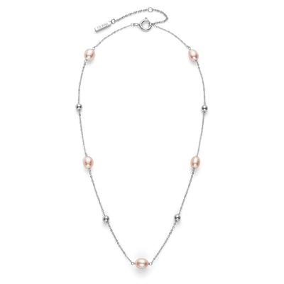Olivia Burton Trend by the Sea Pearl Beads Silver Authentic 24100201 Necklace, Imported, Women's,