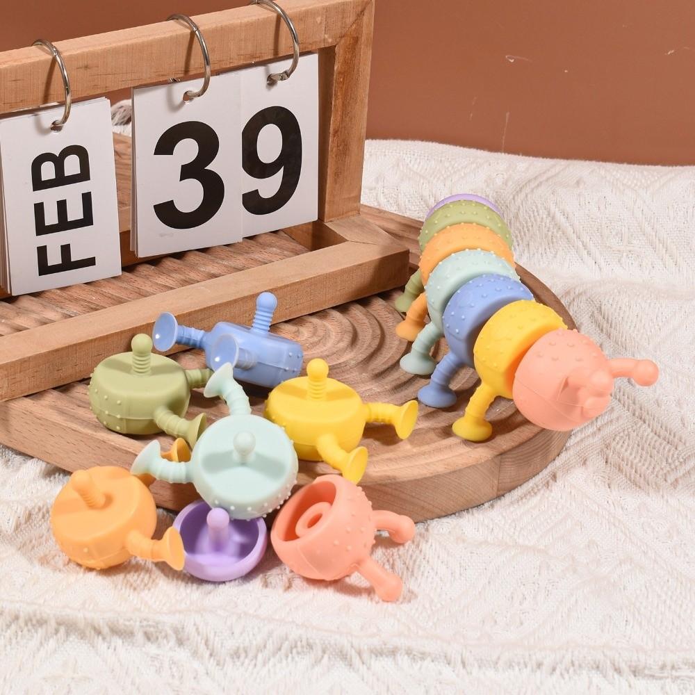 Cute Fidget Slug Toy 3D Articulated Stretch Caterpillar Toy Teeth Grinding Toy Children Gifts