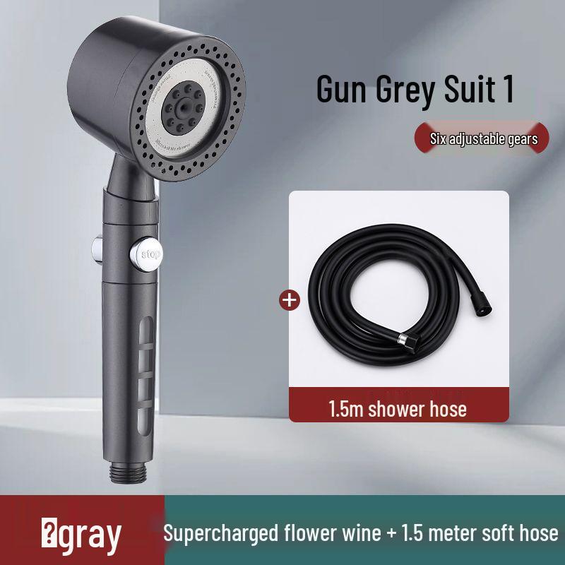 Pressurized Rain Shower Head Filter Nozzle for Home Bathrooms