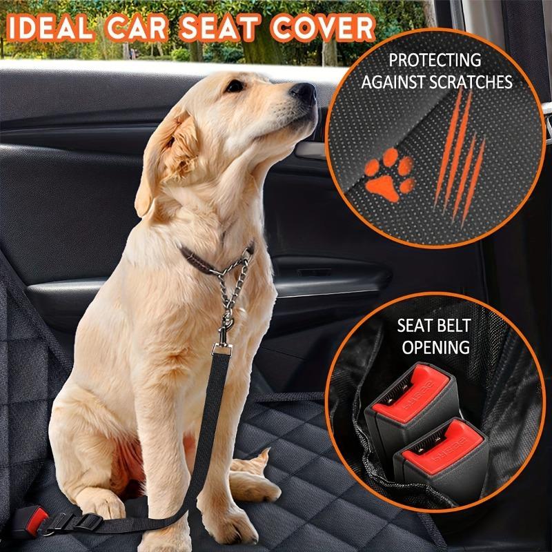 Pet Seat Cushion for Car: Rear Seat Protector for Cats & Dogs, Anti-Dirt & Anti-Bite Mat