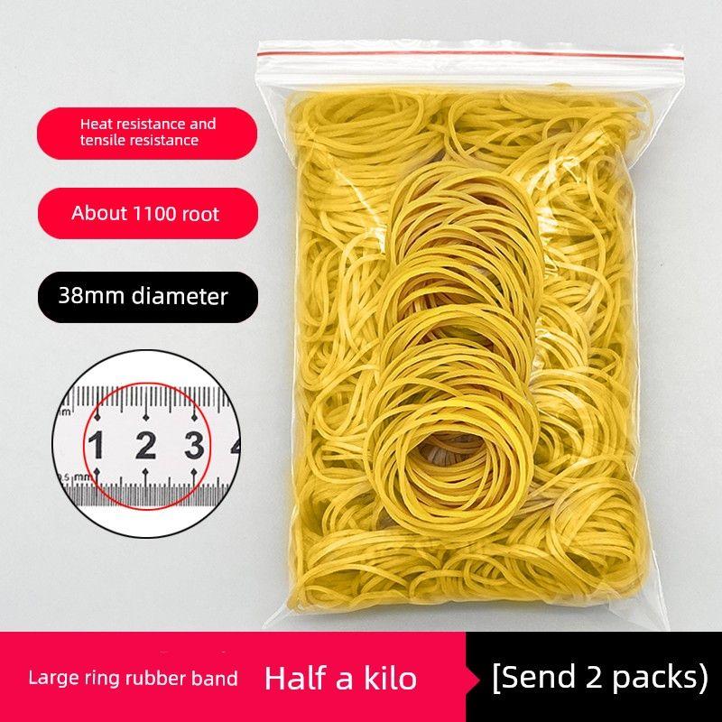 

Special Rubber Band High Temperature Resistance Cold Wave Bold Hairdressing Large Rubber Band, Half a Pound [2 Packs]