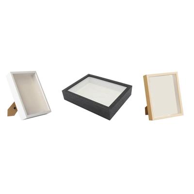 Gedroogde Bloemen Display Frame 3cm Diep Tafel Wand Decoratie Prijzen Houten Afbeeldingen Shadow Box Frame Fotolijst Geheugen Doos Frame