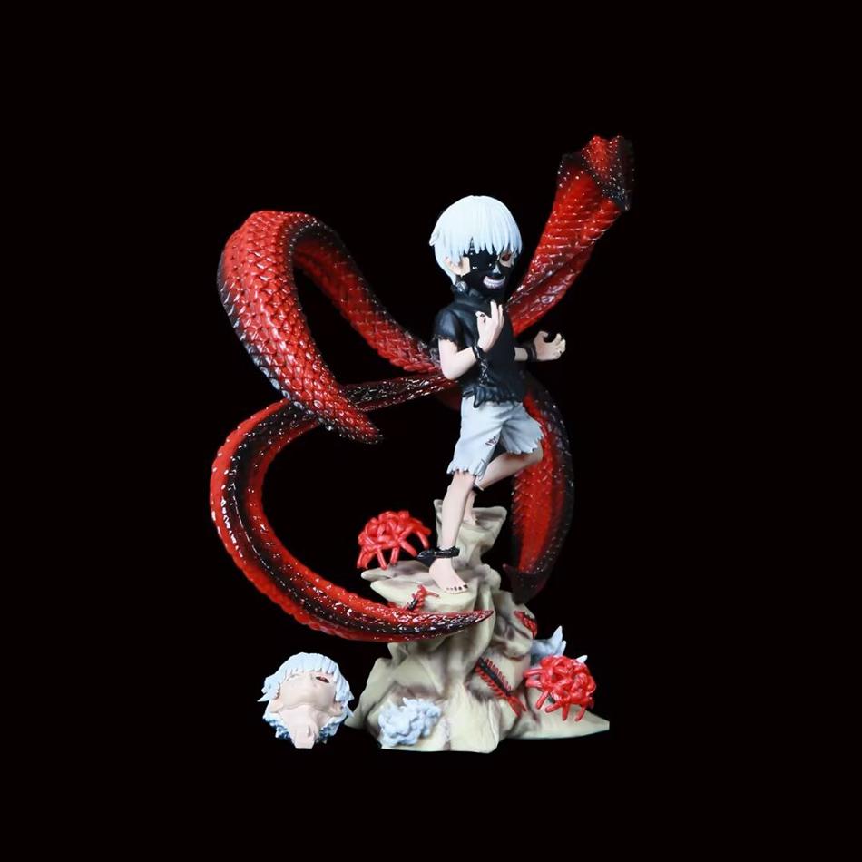 Tokyo Ghoul Figure Centipede Mask Centipede Face-Changeable Kaneki Ken Animation Figure Figure Desktop Decorative Ornaments Toys