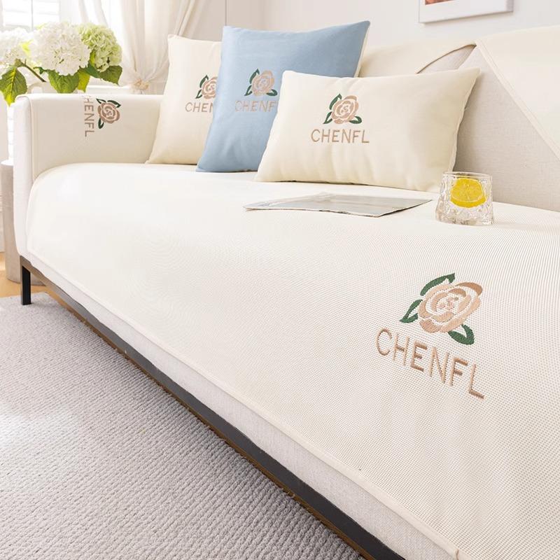 

Ice Silk Mat, Sofa Cushion, Non-Slip And Cool Cushion, High-Grade Non-Stained Hair, Anti-Cat Scratch Sofa Cover, Summer Sofa Seat Cushion 70*70cm