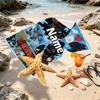 Custom Name Personalized How to Train Your Dragon Print Beach Towel, for Trip Camping Beach Party Home Decor, Birthday Gift for Family & Friends