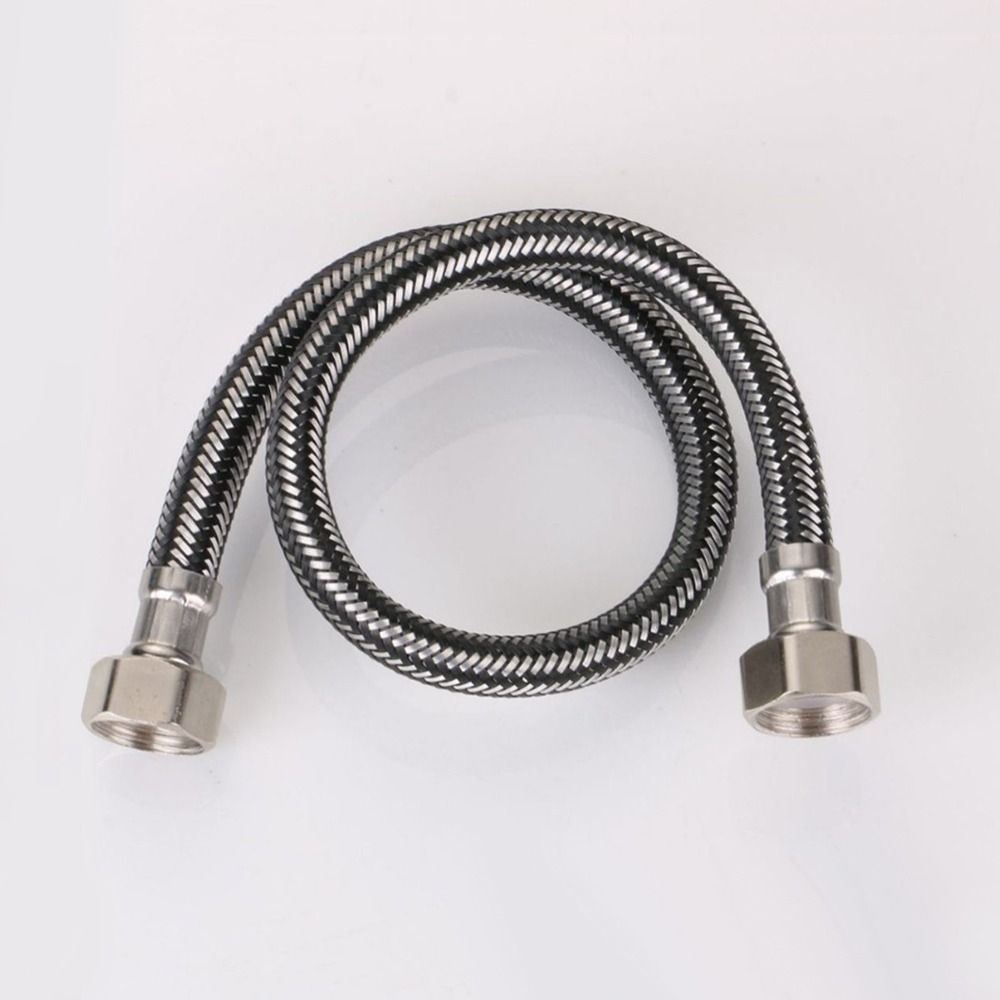 30-200cm Explosion-Proof Hose 1/2 Inch Faucet Water Pipe  Kitchen Bathroom Washing Machine