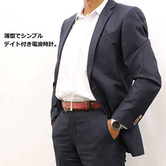 Citizen Collection Simple Adjust Slim Eco-Drive Radio-Controlled Watch, Type, AS1060-54E, Men's