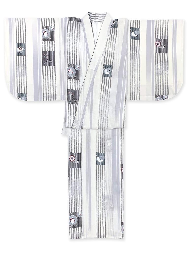 Muromachi Sommergröße Klein Waschbarer Kimono mit Kimono [Kyoto st. ] Kimono, Gaze, Kinder, Mädchen, 140, Muster, Junior, Unterwäsche, Kinder