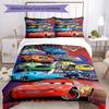 3pcs Cars Bedding Set Duvet Cover Closure Includes 1 Duvet Cover & 2 Pillowcases, Soft and Comfortable for All Seasons.