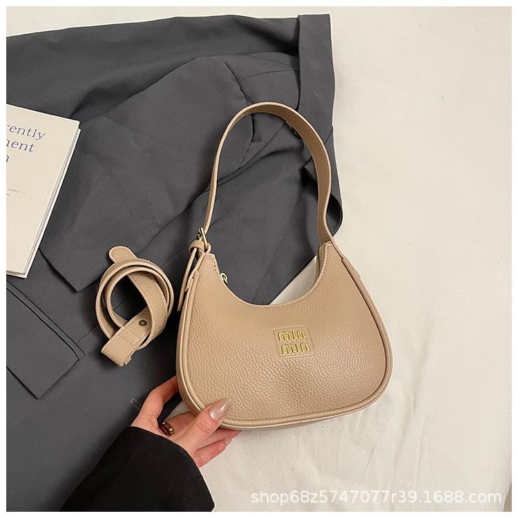 Niche foreign crescent bag women's bag 2025 new high-end one-shoulder armpit bag versatile large-capacity commuter bag