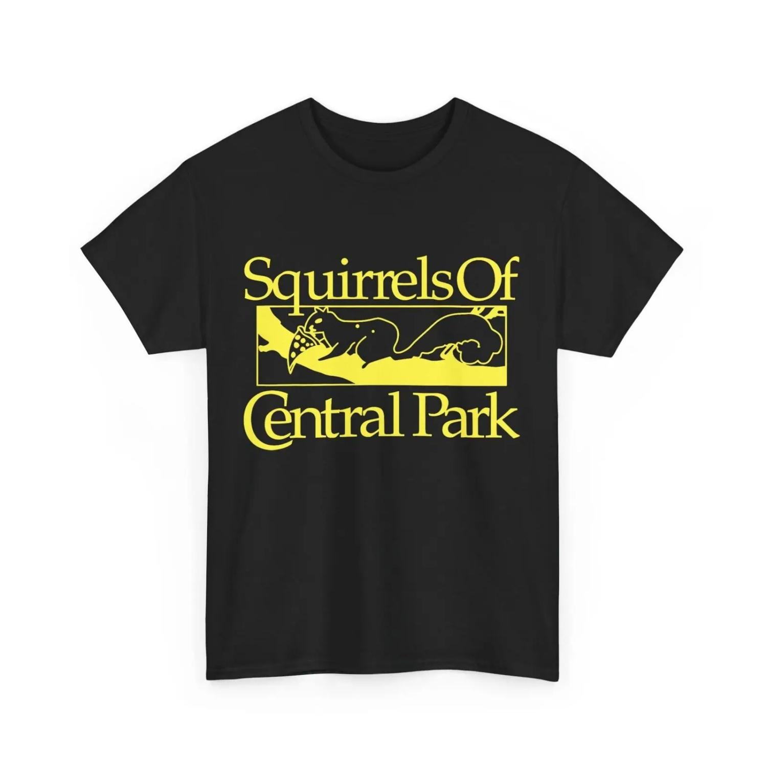 Squirrels Of Central Park T Shirt For S чёрный