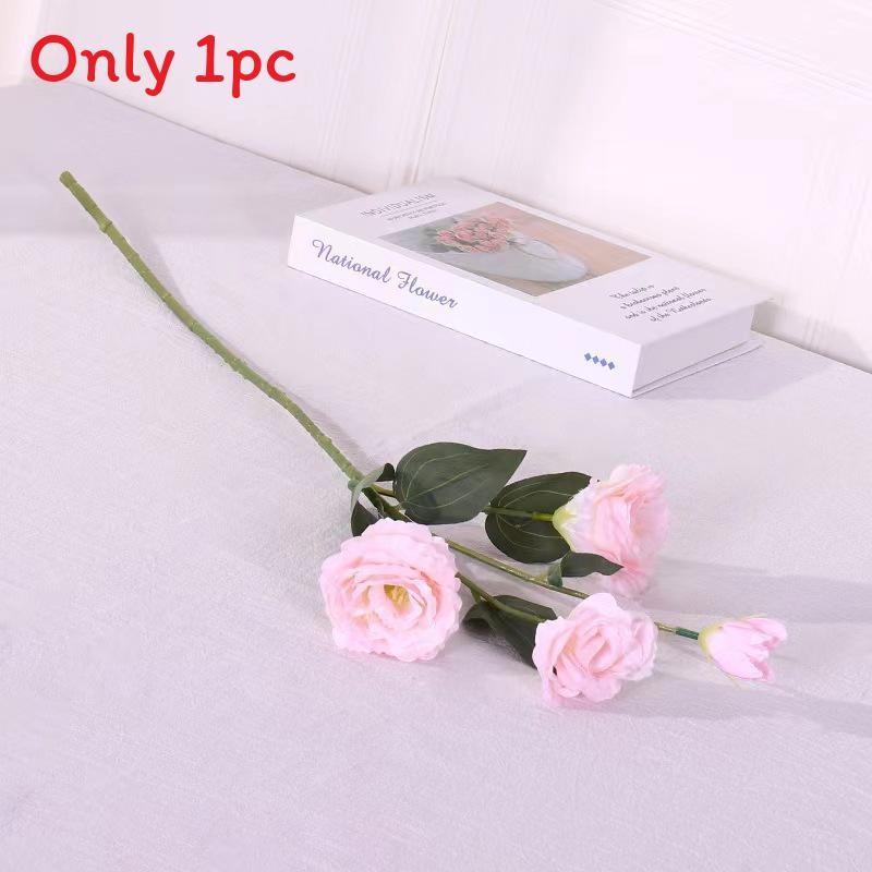 Artificial Eustoma Flower Bouquet For Wedding Party Decor Gift For Loved Ones