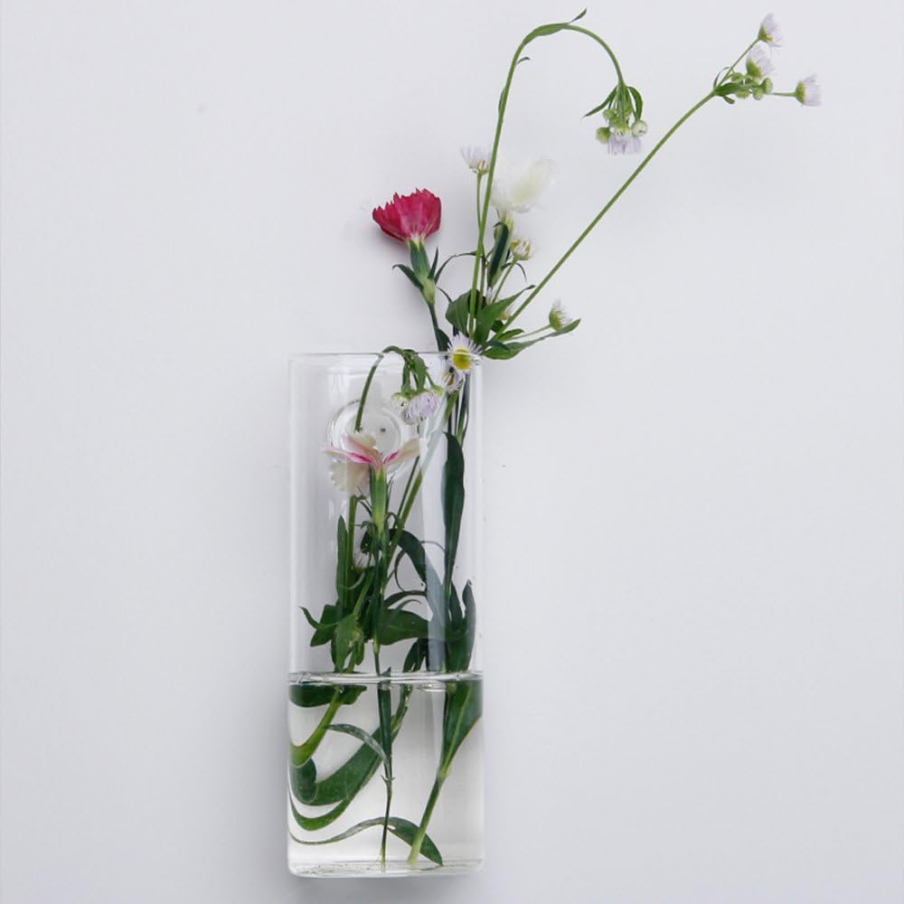 Набор из 4 хрустальных стеклянных настенных подвесных ваз для цветов, кашпо, террариумных контейнеров, цветочных горшков