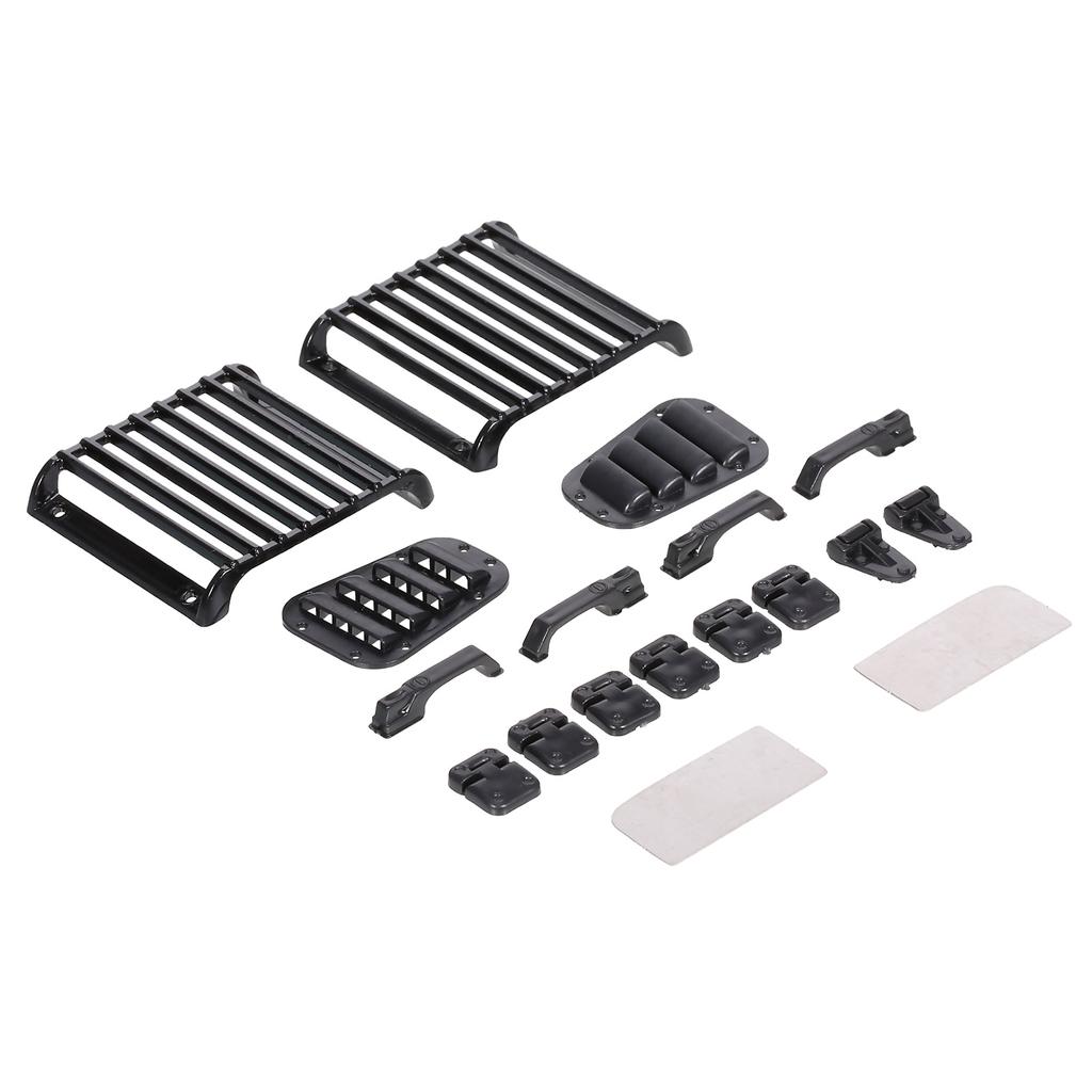 Compatible with Traxxas TRX-4 Simulation Decoration Front Lamp Guard Grille Door Hinge Intake